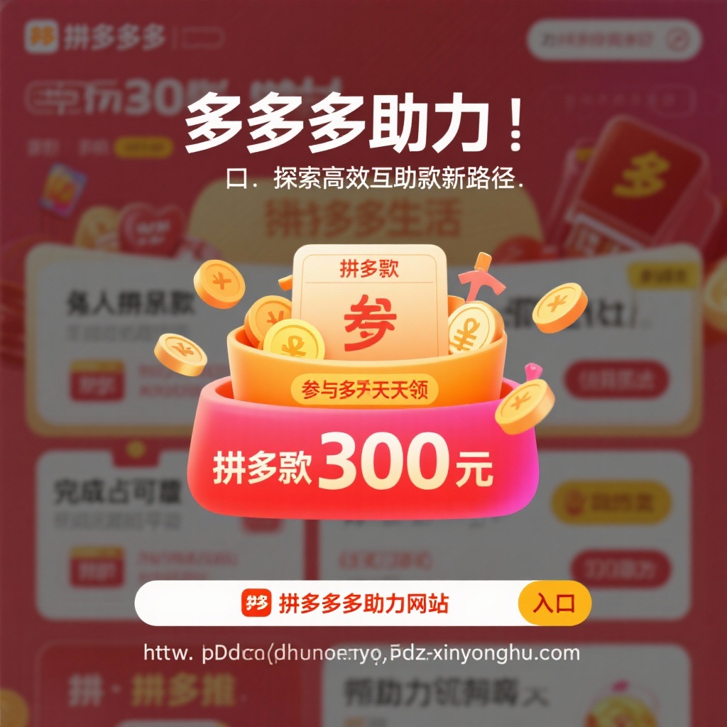 拼多多助力网站入口高效互助提现新途径