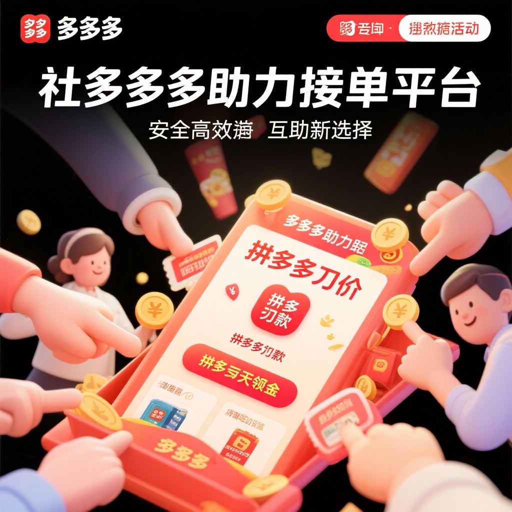 拼多多助力接单平台安全高效互助新选择