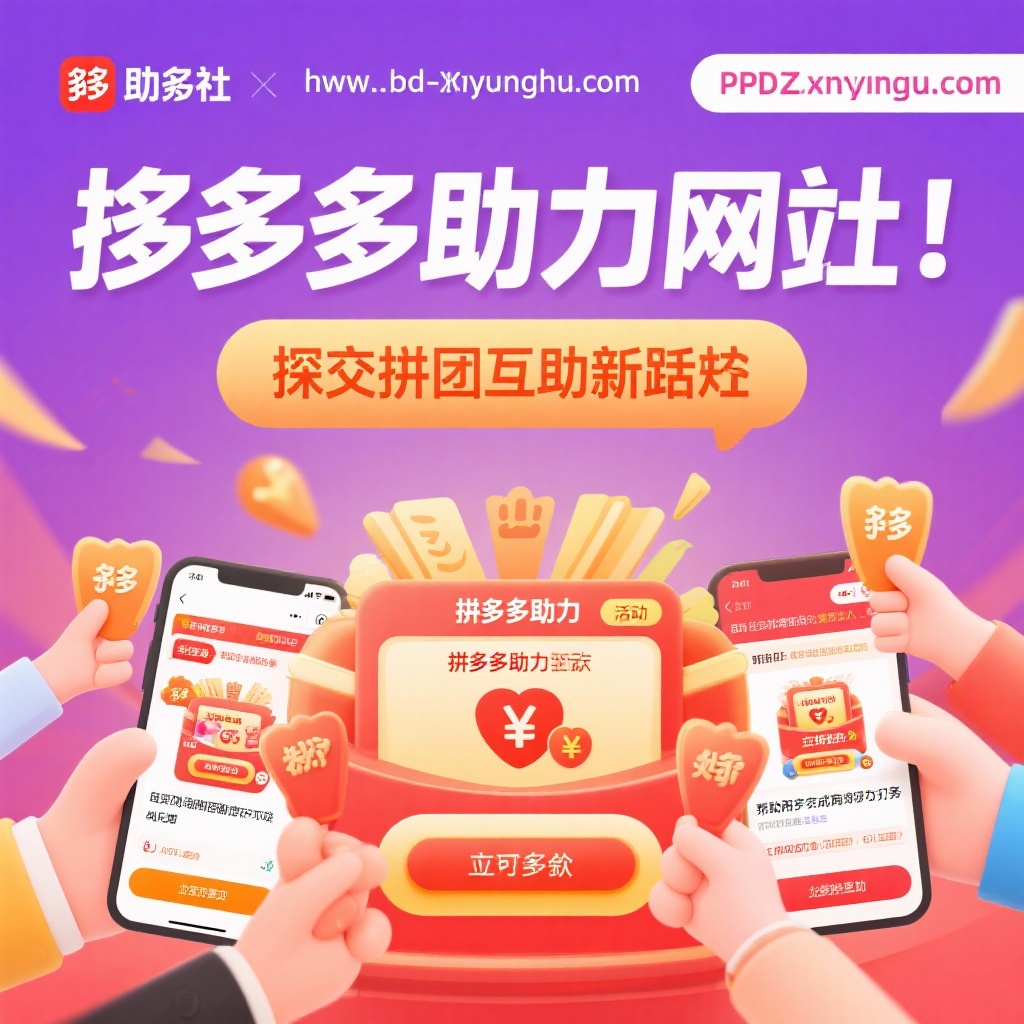 拼多多助力网站入口高效互助新途径真人助力轻松提现