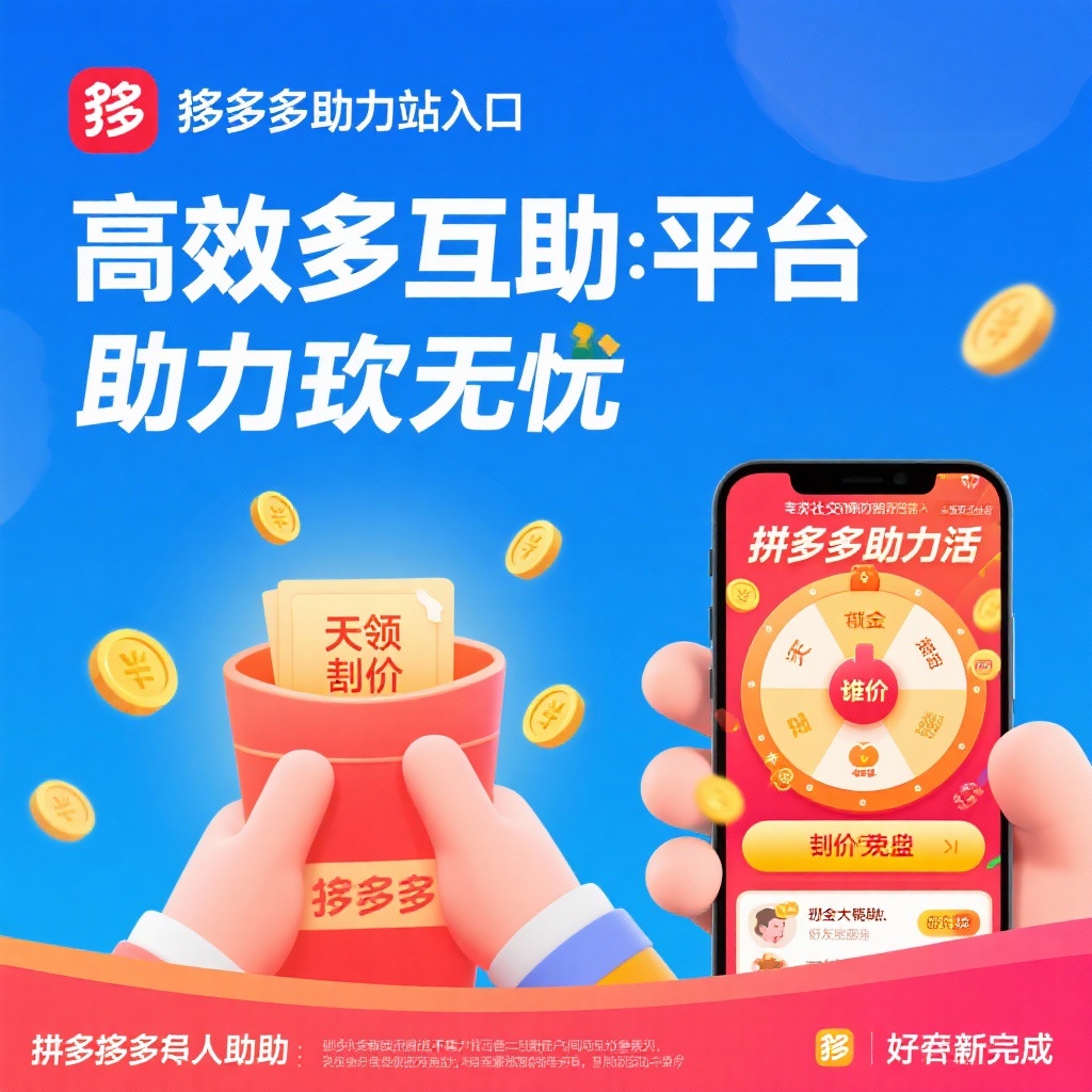 拼多多助力网站入口高效互助平台提现无忧攻略