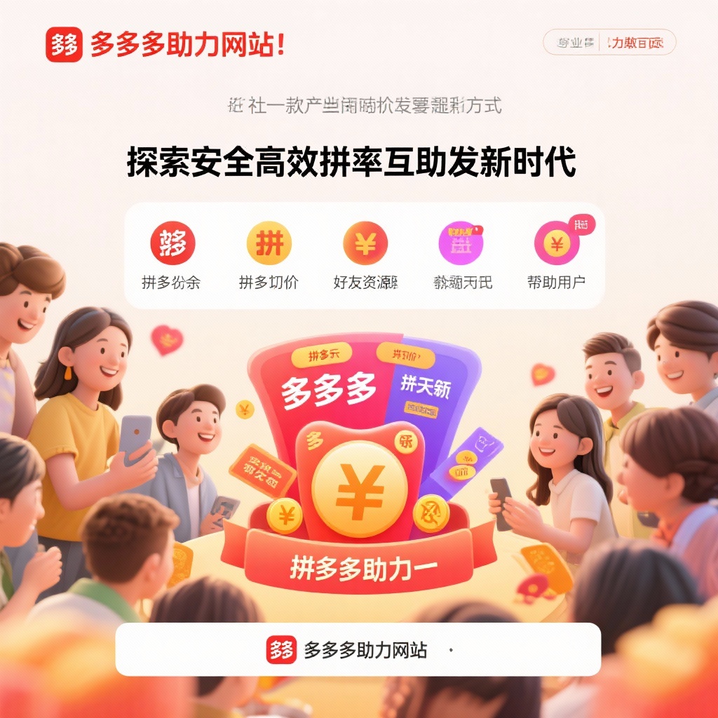 拼多多助力网站安全高效互助新方式