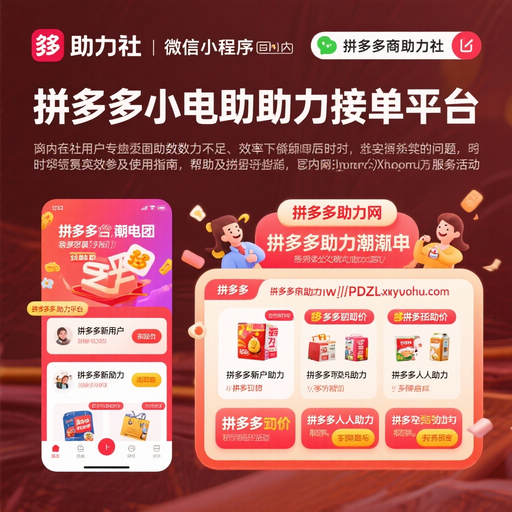 拼多多助力接单平台详解高效互助提现攻略