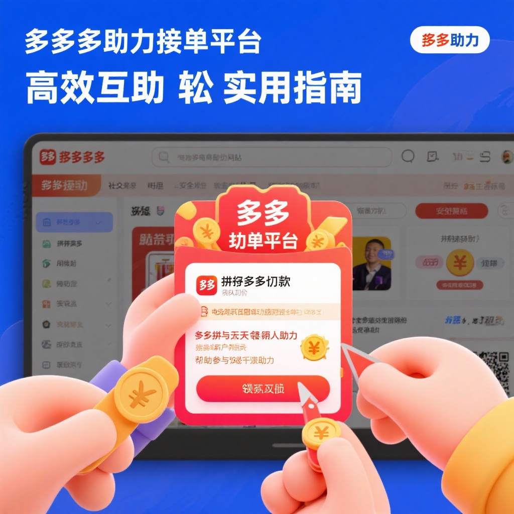拼多多助力接单平台高效互助轻松提现实用指南