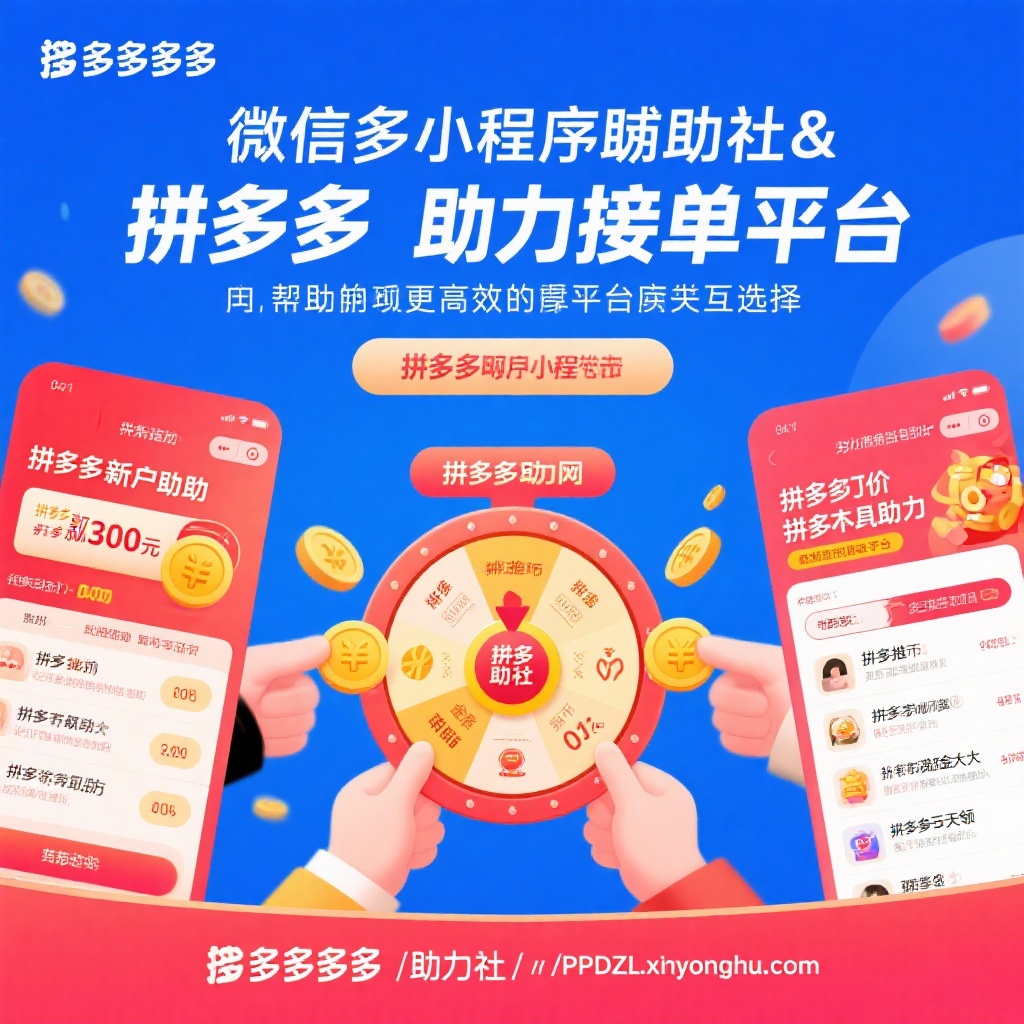 拼多多助力平台微信小程序与网站高效互助指南
