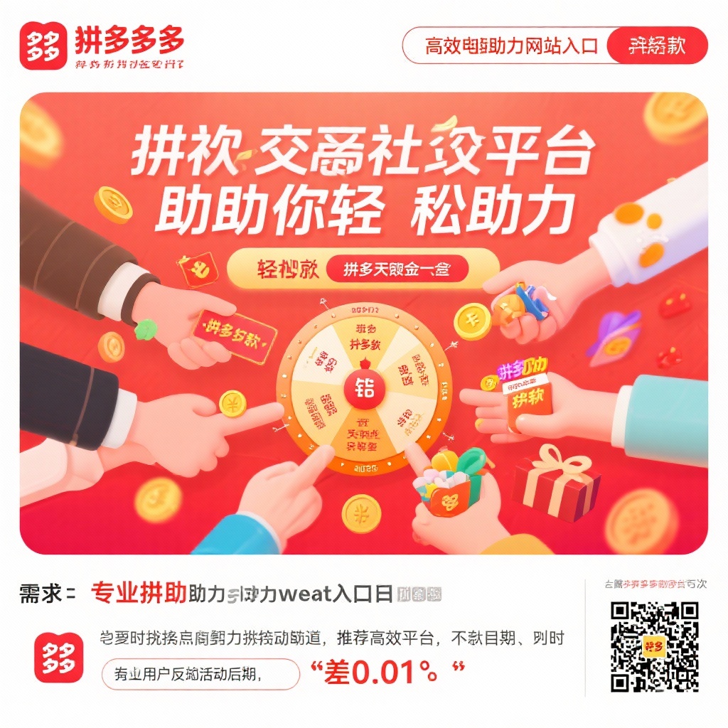 拼多多助力网站入口高效互助平台轻松提现攻略