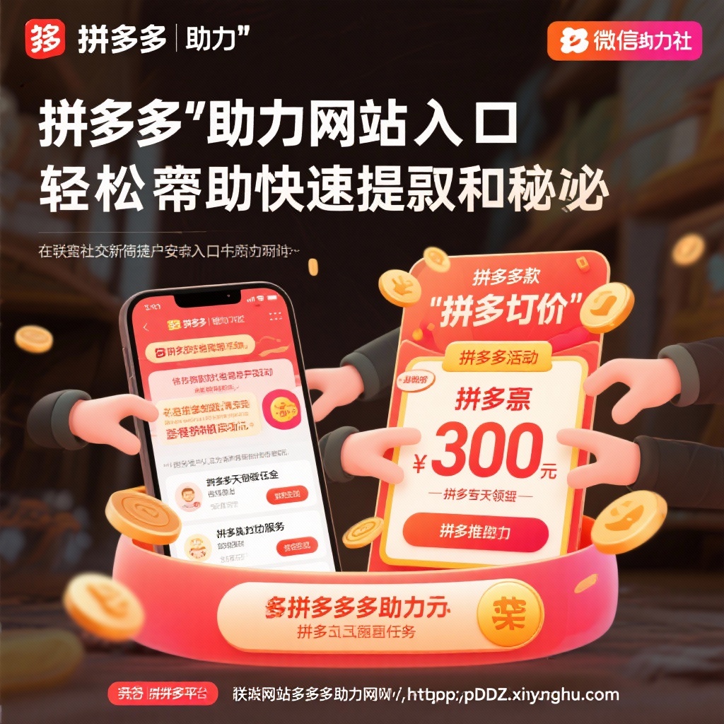 拼多多助力网站入口互助提现秘诀轻松快速完成