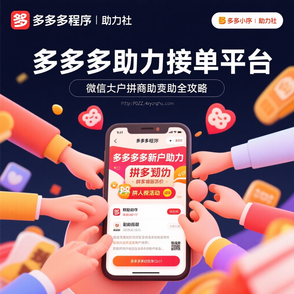 拼多多助力接单平台微信小程序与网站全攻略
