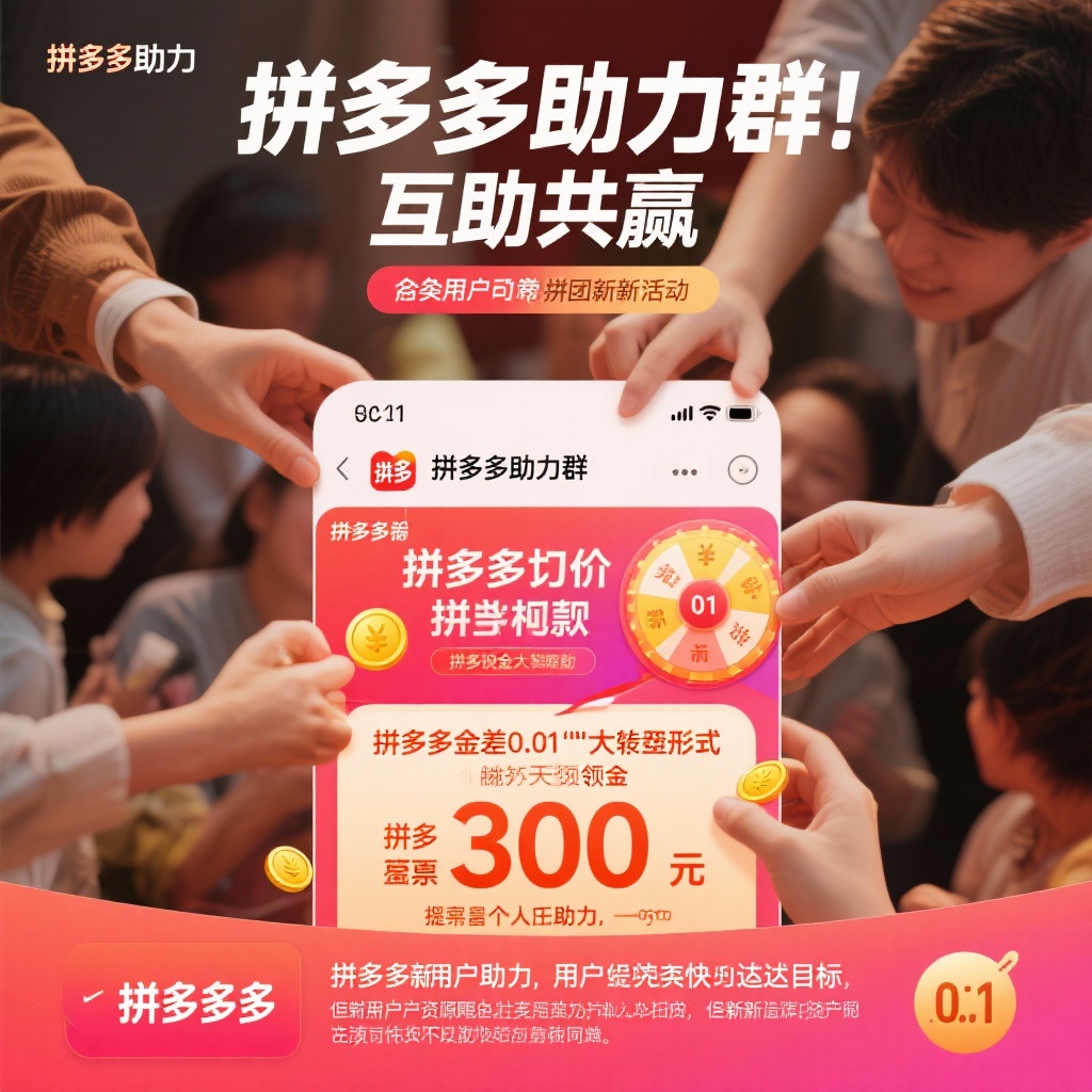 拼多多助力群互助共赢新生态高效提现砍价攻略