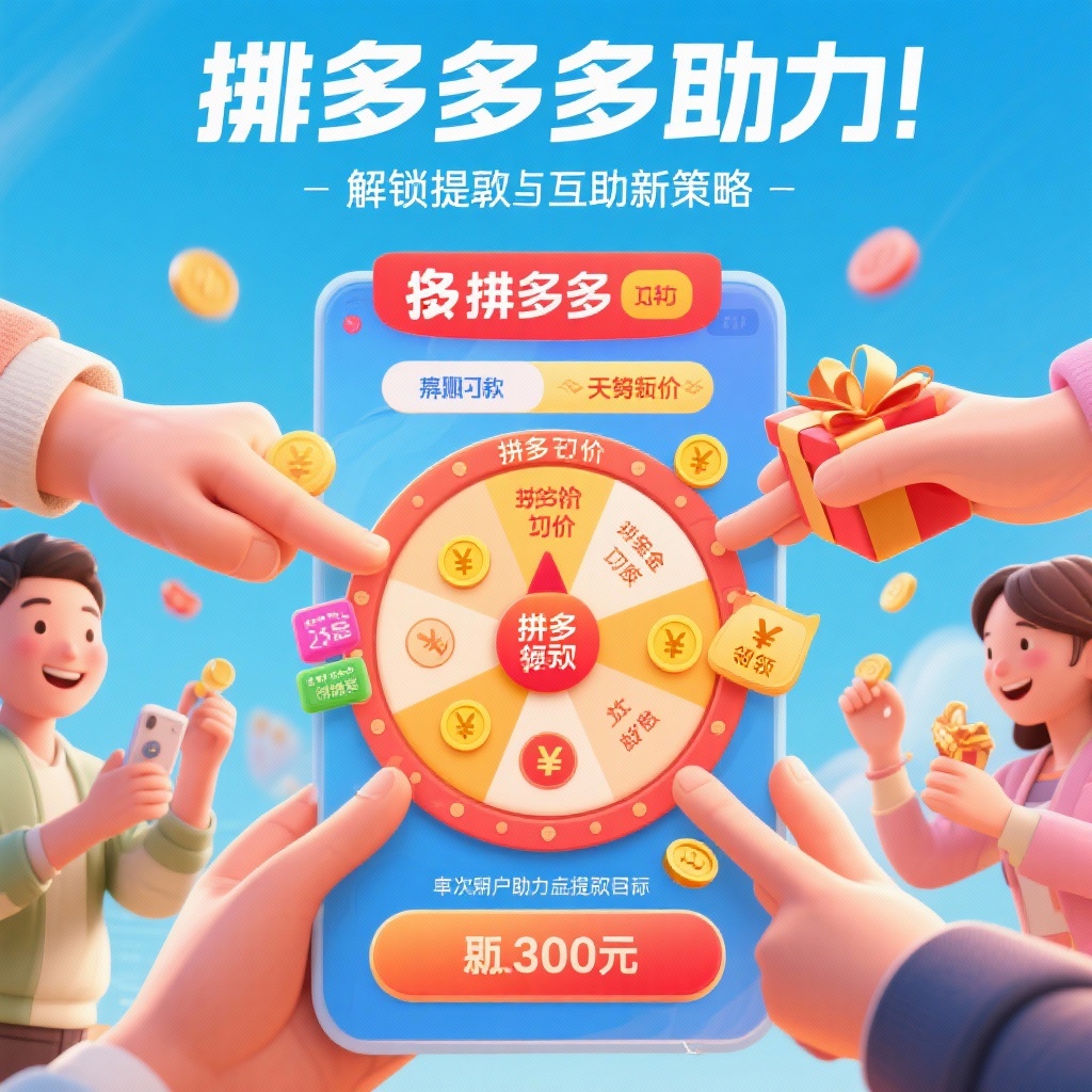 拼多多助力新策略解锁提现互助高效技巧