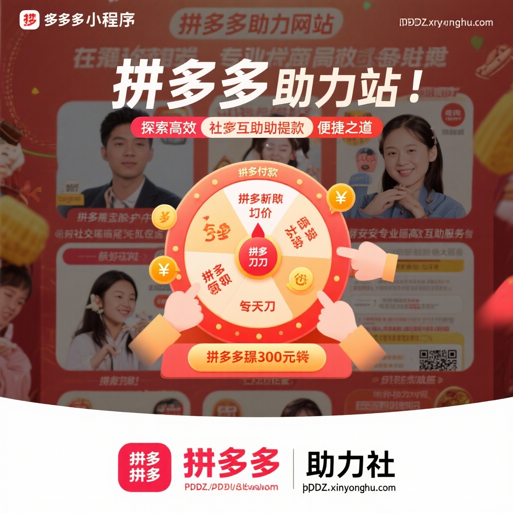 拼多多助力网站高效互助提现便捷之道真人助力轻松破解差001难题