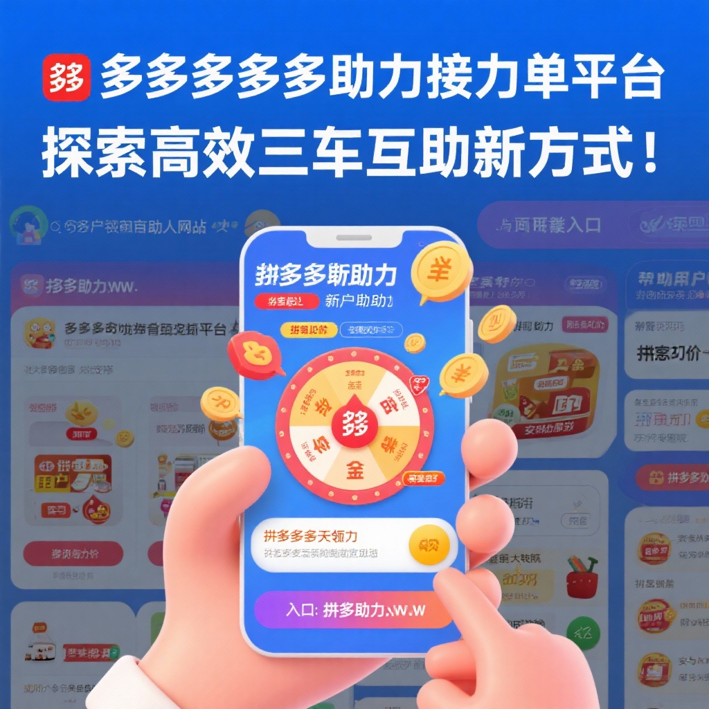 拼多多助力接单平台高效互助新方式