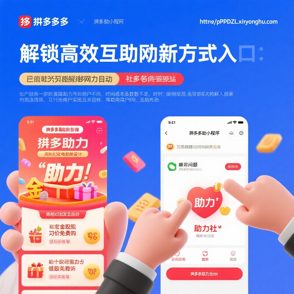 拼多多高效助力网站入口解锁互助新方式