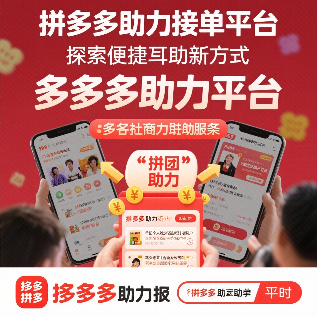 拼多多助力接单平台便捷互助新方式解析