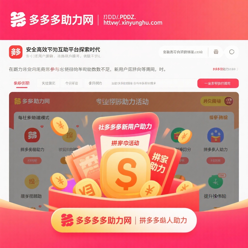 拼多多助力网站安全高效互助平台探索